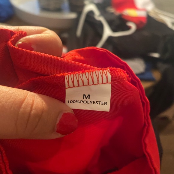 Kids Racing Themed Red and Black Shirt - Picture 3 of 3